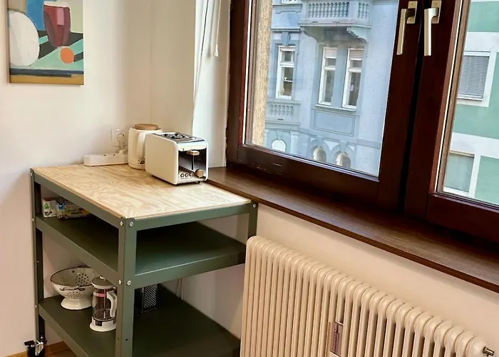 Zentrale Mit Parkplatz Apartamento